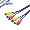 SIPU hochwertige 3 RCA zu 3 RCA 5 pin av kabel micro usb
